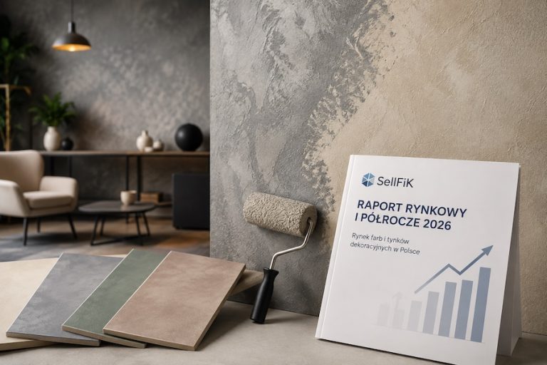 Rynek farb dekoracyjnych poprawia wyniki. Co pokazują dane z raportu SellFiK po I półroczu 2026 roku?