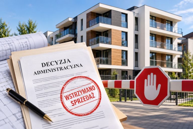 Budynek gotowy, a sprzedaż zablokowana. Kto ponosi ryzyko decyzji administracyjnej?